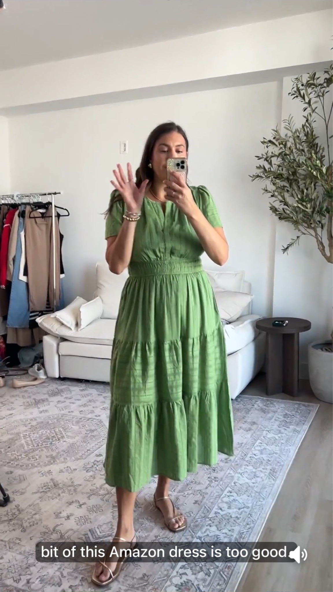 this amazon dress is giving effortless european summer 💚

amazon dress, green midi dress, summer dress outfit, amazon fashion finds, vacation outfit, european summer style, classy casual outfit, affordable fashion, midi dress outfit, chic amazon finds, spring summer wardrobe, neutral sandal outfit

#LTKWedding #LTKTravel #LTKootd