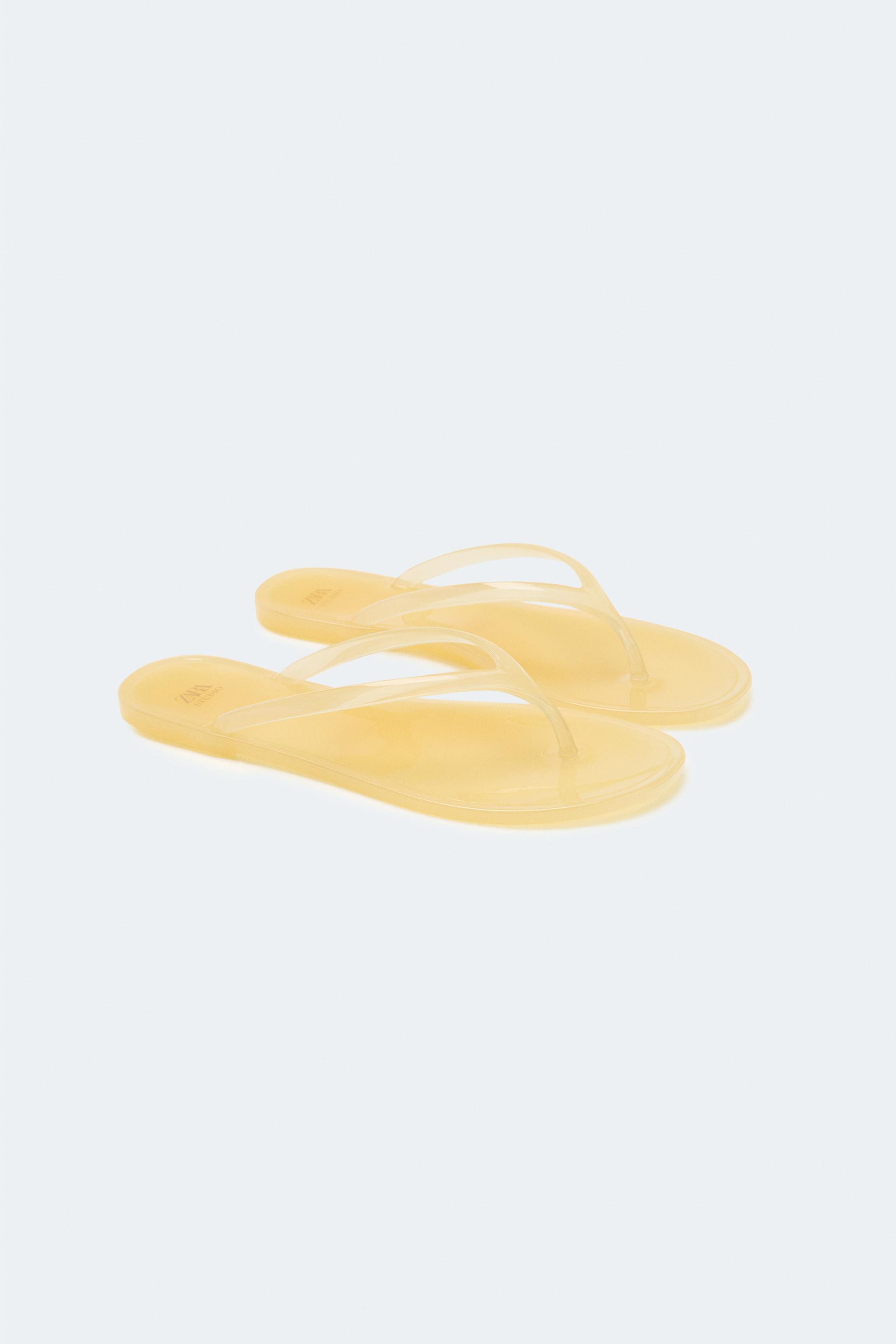 LIMITED EDITION JELLY FLAT SANDALS | Zara US