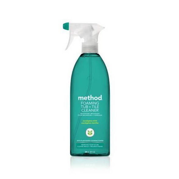 Method Cleaning Products Foaming Bathroom Cleaner Eucalyptus Mint Spray Bottle 28 fl oz | Target
