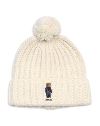 Pom Pom Denim Bear Beanie | Bloomingdale's (US)