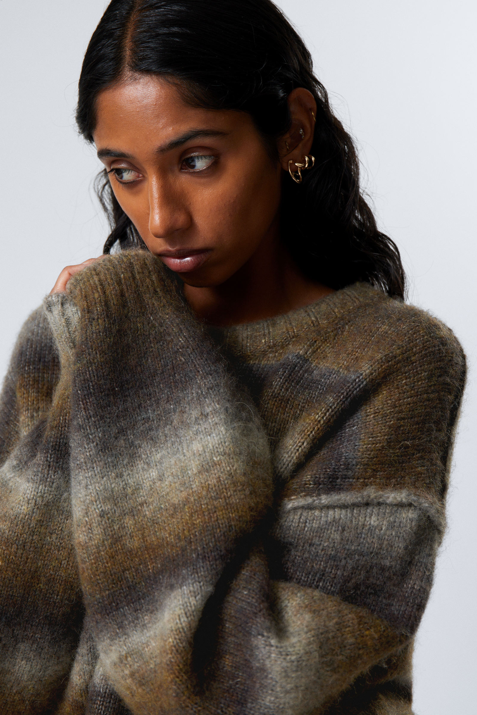 Space Dye Knitted Sweater | Weekday