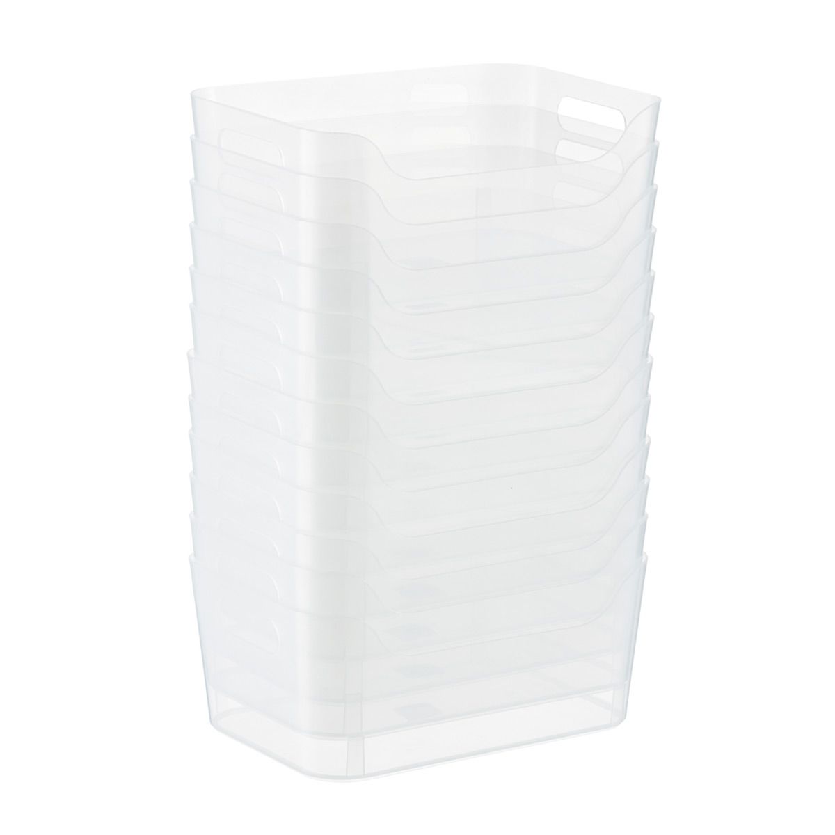 Small Plastic Bins w/ Handles | The Container Store