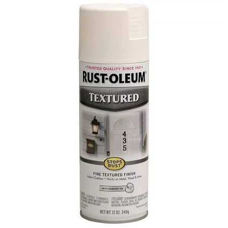 Rust-Oleum 7225830 Textured Spray Paint, 12 oz, White | Walmart (US)