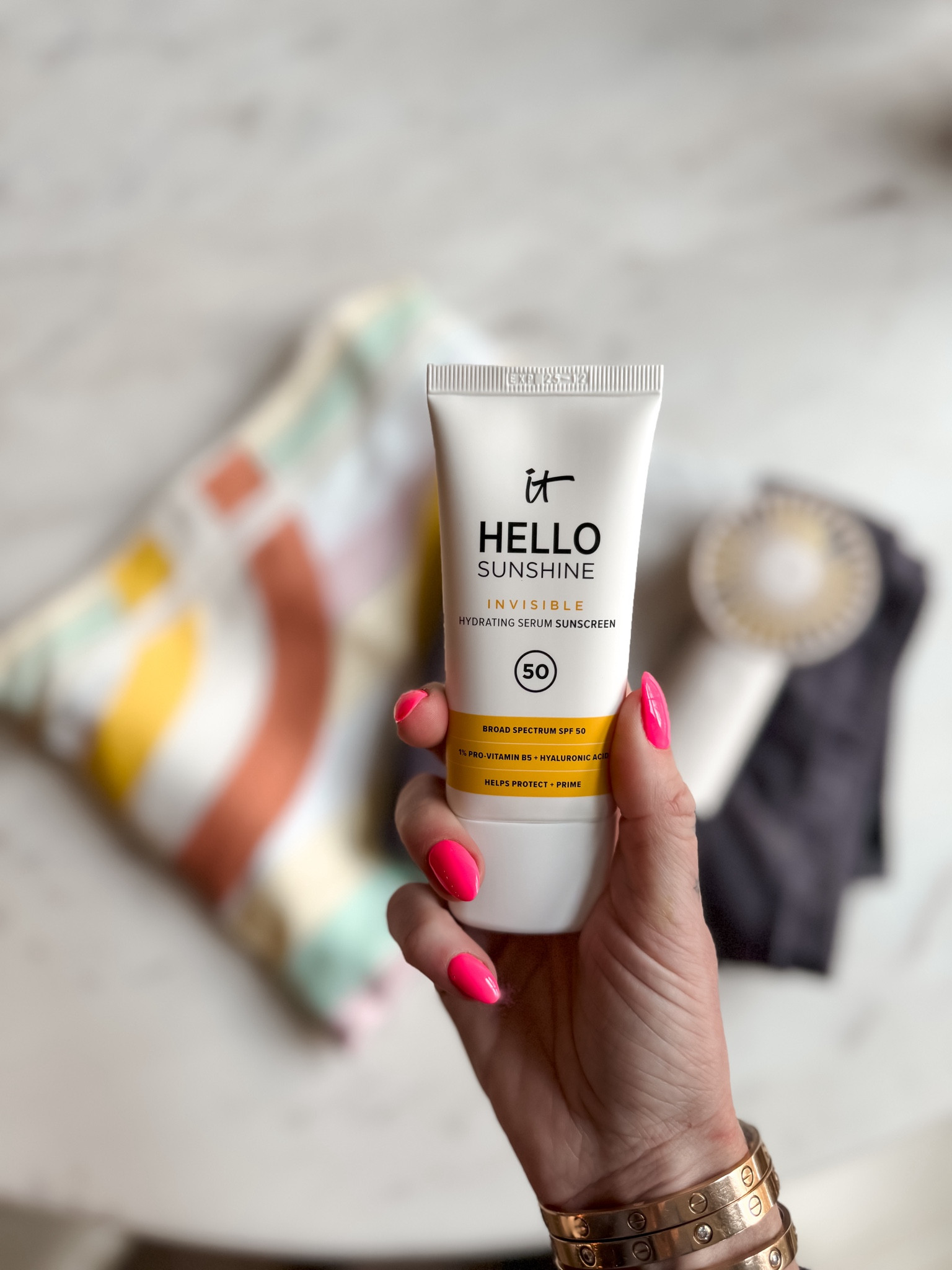 It cosmetics hello sunshine daily hydrating sun serum at ulta skincare for summer beach and pool days 