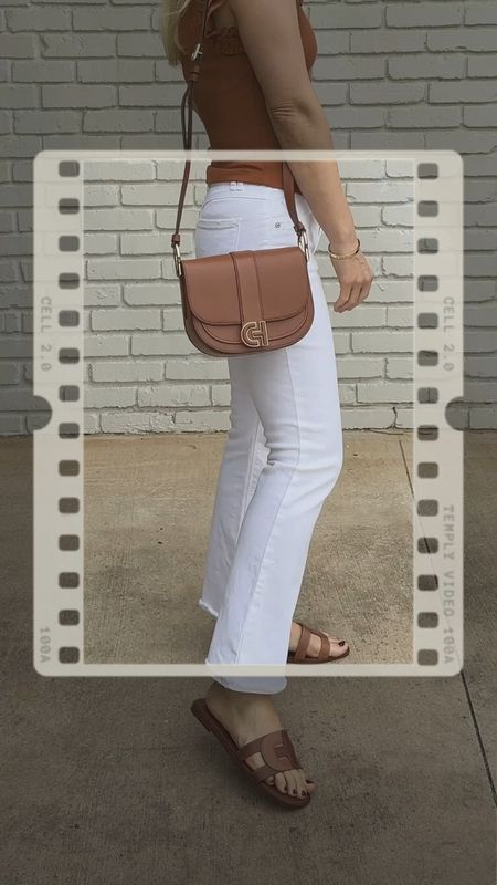 Best under $300 bag!
Love these sandals too

Vacation outfit
Date night outfit
Spring outfit
#Itkseasonal
#Itkover40
#Itku
White jeans 
#ltkitbag
#ltkvideo

#LTKfindsunder100 #LTKshoecrush #LTKfindsunder50