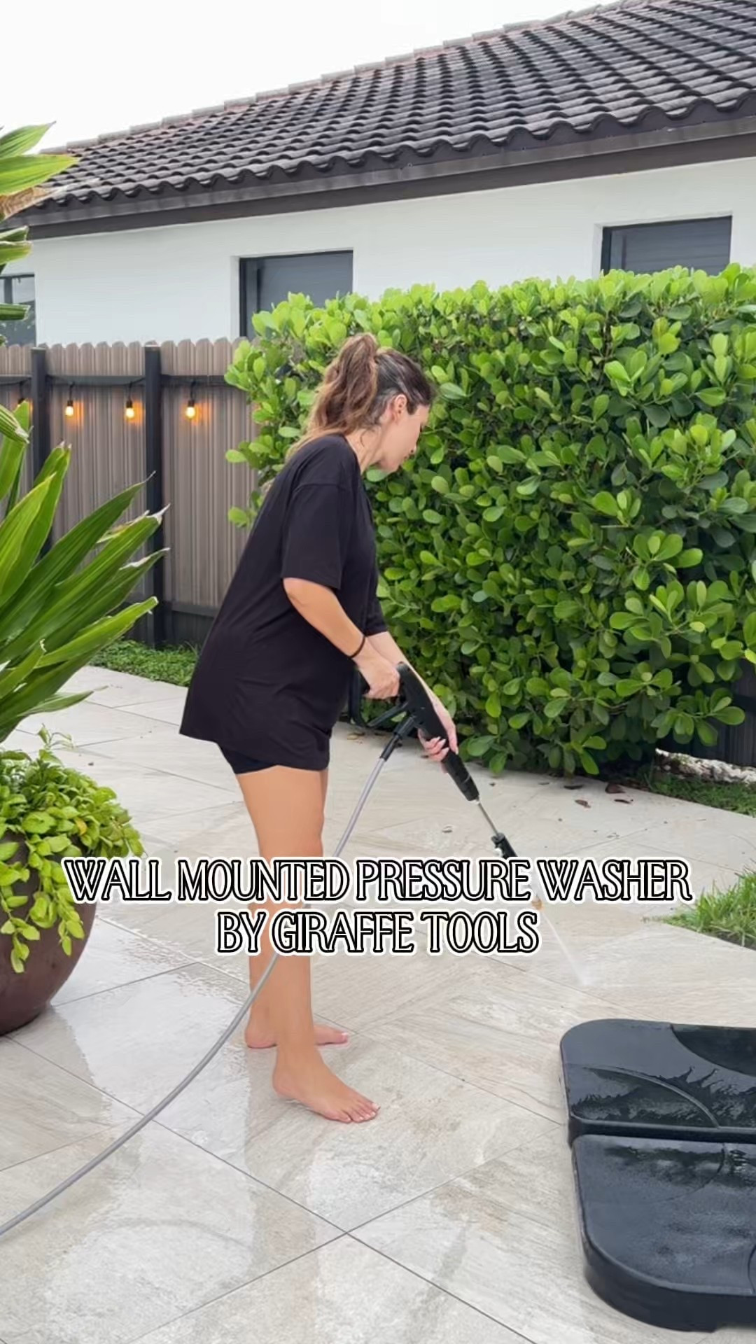 The Pressure Washer That Changed My Backyard ✨
After weeks of nonstop rain, algae and mold popped up everywhere. My Giraffe Tools wall-mounted pressure washer made it disappear in seconds—so satisfying to watch! With 2900 PSI, a 100ft retractable hose, and 4 nozzles (the yellow 15° is my fave), this has easily become one of my best purchases ever. 🙌 

#LTKHome