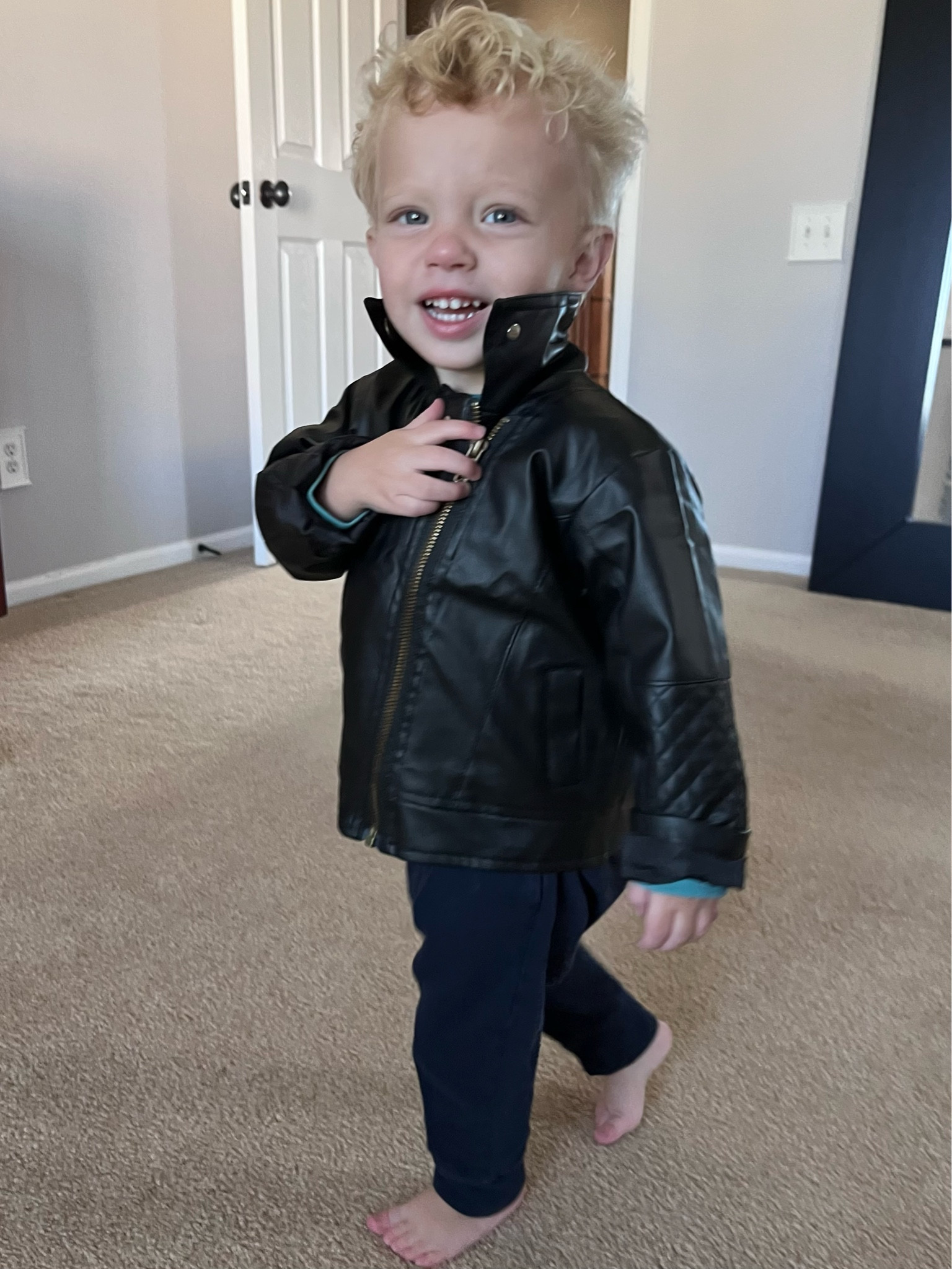 Toddler Black Biker Jacket Toddler Boys Girls Motorcycle Faux Leather Jackets Coat Winter Outwear for 1-5Y 

#LTKfindsunder50 #LTKkids #LTKSeasonal
