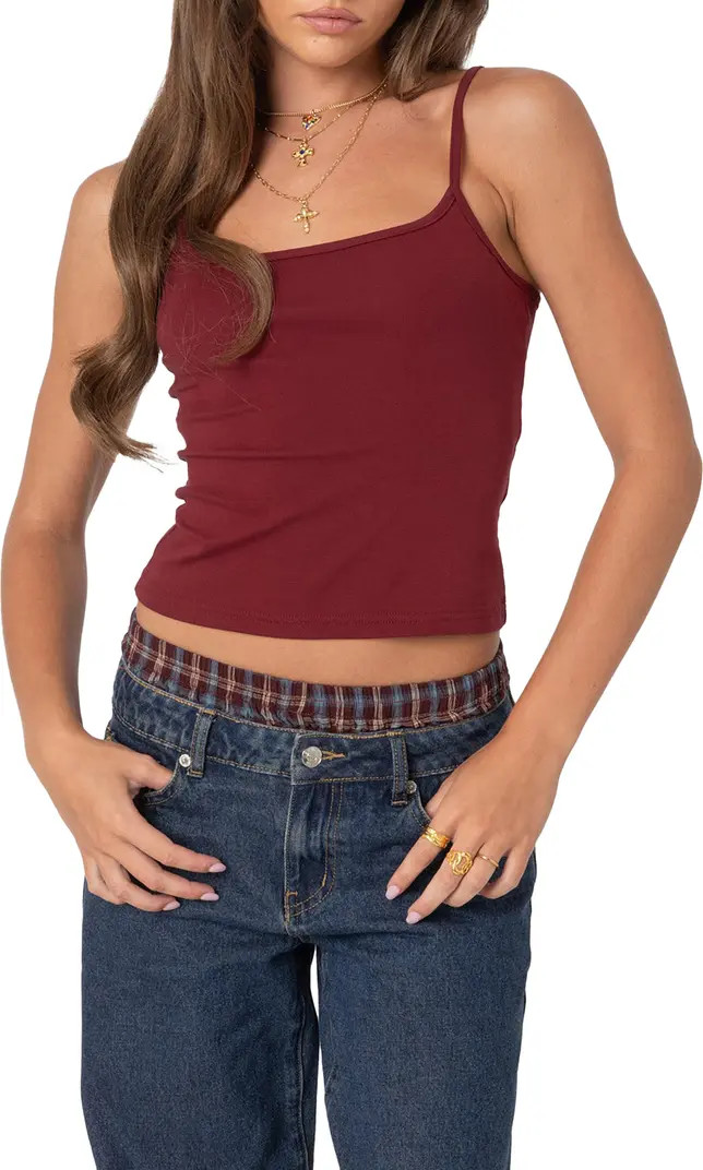 EDIKTED Deanna Crop Camisole | Nordstrom | Nordstrom