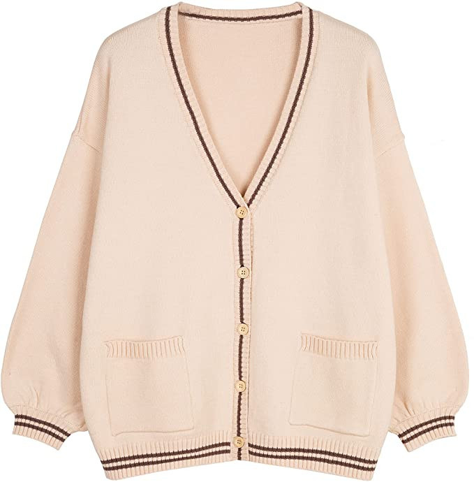 Womens Anime Japanese Cardigan Oversized Cute Sweater S-2XL | Amazon (US)