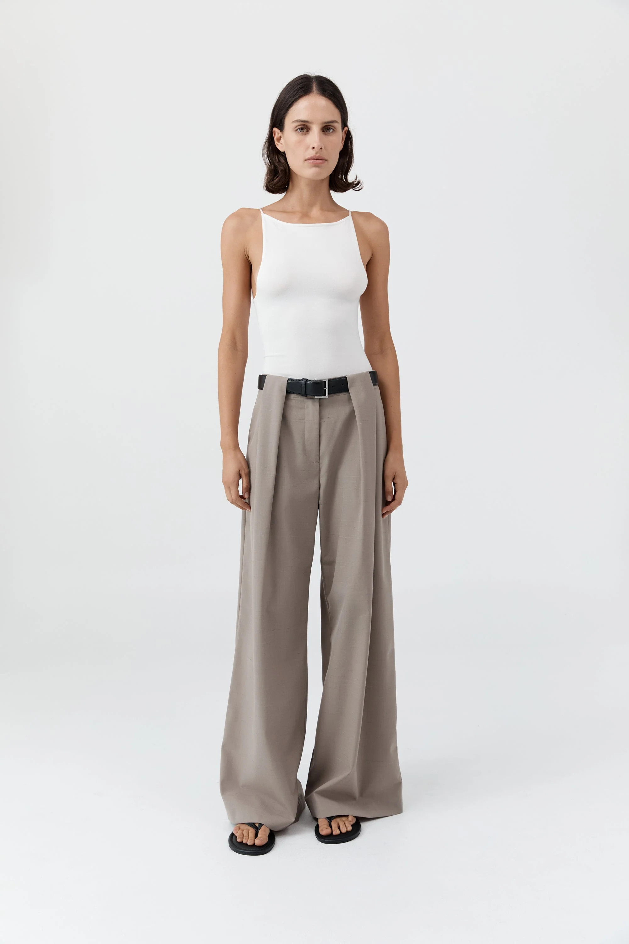 Square Neck Top - Off White | St. Agni (US, UK, EU)