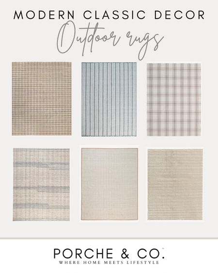 Outdoor rugs 
Modern classic design 
#mcgeeandco #potterybarn
#visionboard #moodboard #porcheandco

#LTKhome #LTKFind #LTKstyletip