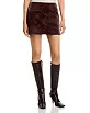 Wayf Molly Faux Leather Mini Skirt | Bloomingdale's (US)