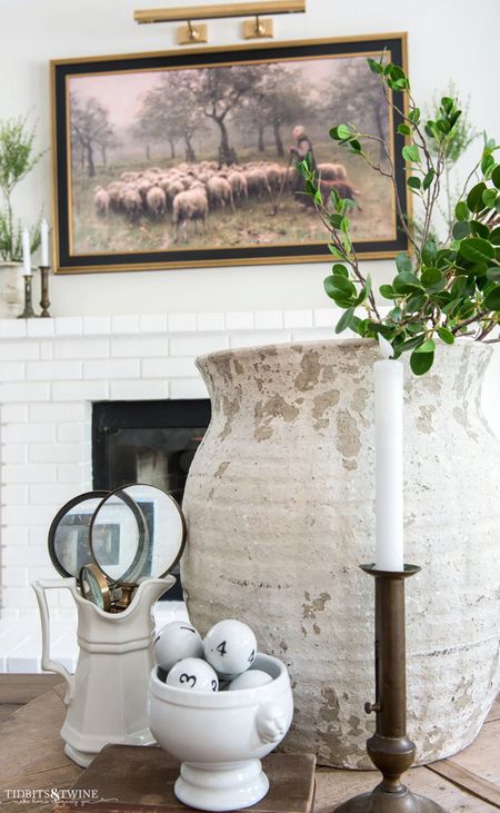 My all-time favorite rustic vase! I haven’t changed this display in a while, but I did change the art on the frame TV. 

Samsung, pottery barn find, led candle, flickering candle, vignette, coffee table styling, spring decor, home decor 

#LTKFind #LTKstyletip #LTKhome