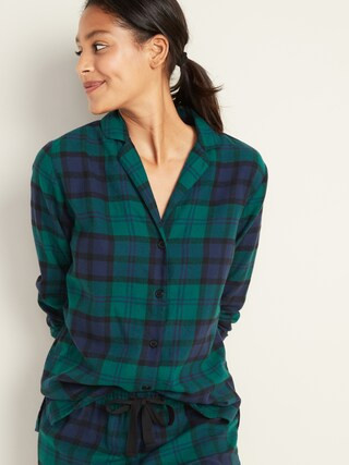 Patterned Flannel Pajama Pajama Set for Women | Old Navy (US)