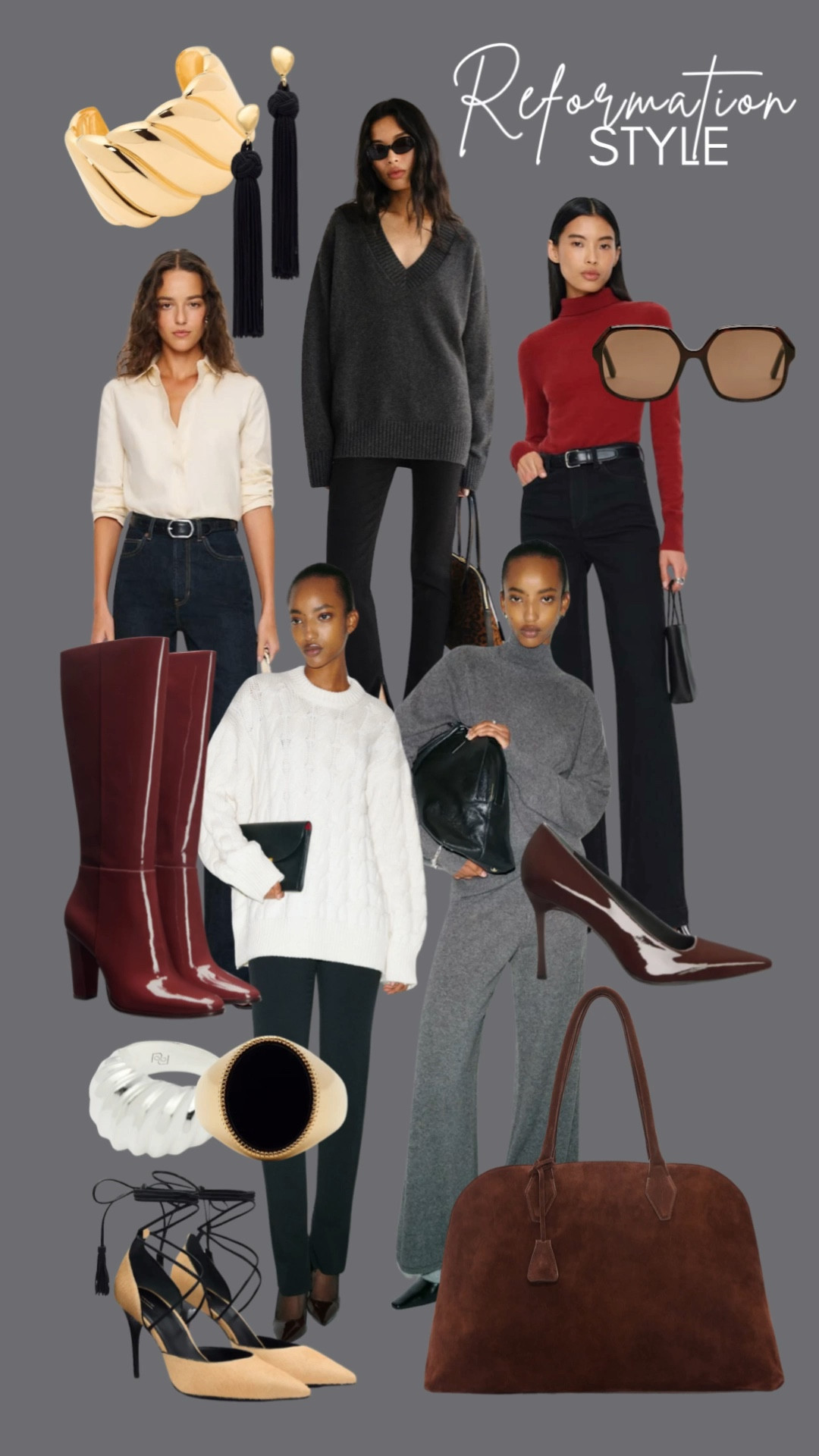 🎄 Reformation Haul: Investment Pieces & Gifting

Aren’t these the most beautiful pieces from Reformation! Check out the elevated essentials and sustainable silhouettes that anchor a sophisticated wardrobe—and make truly thoughtful Christmas presents.

Tap to shop every piece in this haul. Which timeless style would you gift (or keep for yourself)?

 #ReformationHaul #SustainableStyle
#12daysofltk


#LTKHoliday #LTKWorkwear #LTKGiftGuide