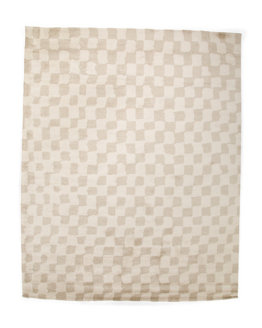 Made In Turkey 8x10 Checkered Area Rug | TJ Maxx