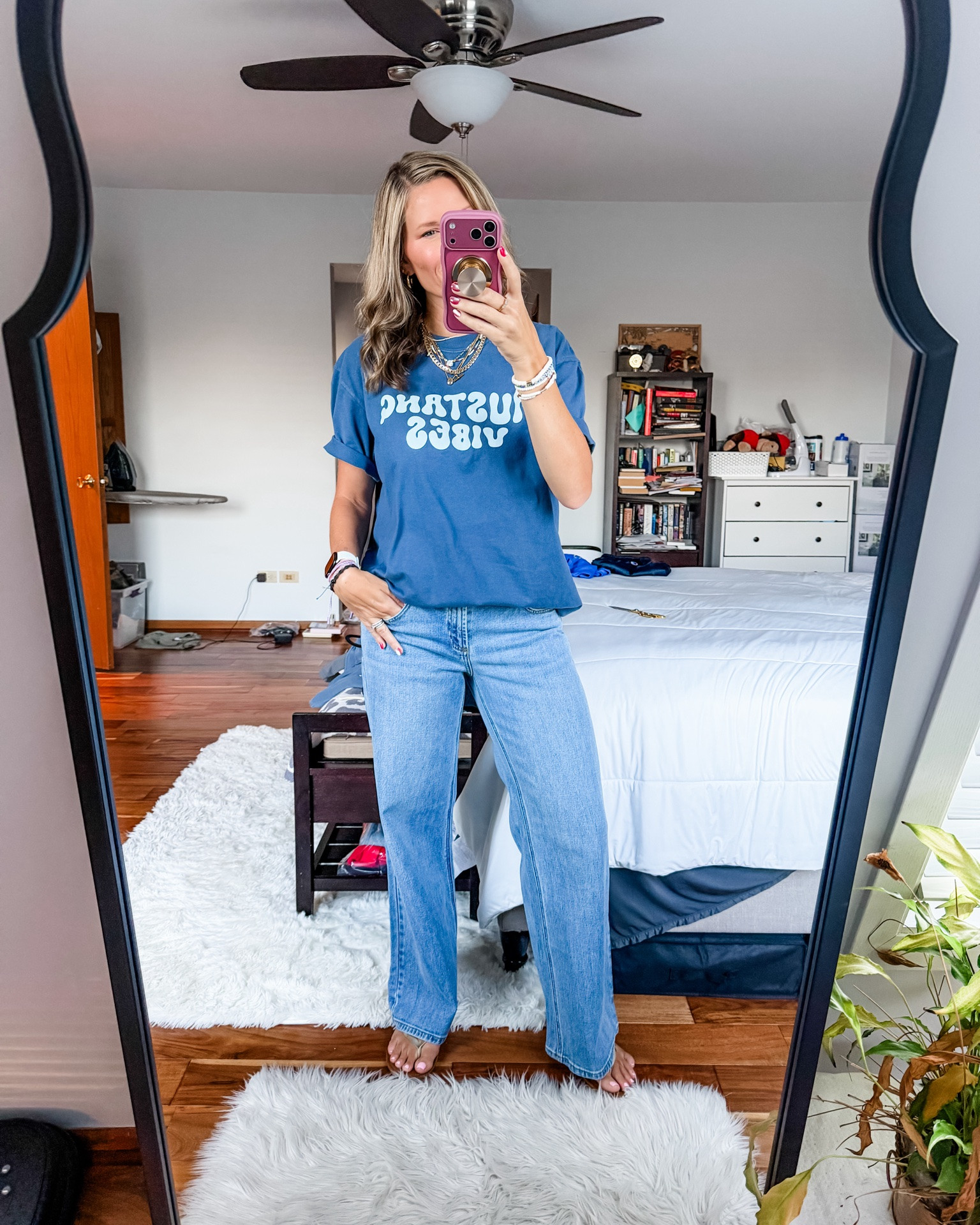 FriYAY!! I finally got to wear these jeans I grabbed in the Nordstrom sale and I really really like them. Super soft and flexible denim. I am sooo looking forward to a 3-day weekend!

#LTKootd #LTKOver40 #LTKWorkwear