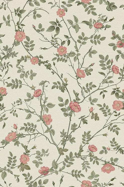 French Country Floral Contact Paper Peel and Stick Vintage Pink Floral Wallpaper for Girls Bedroo... | Amazon (US)