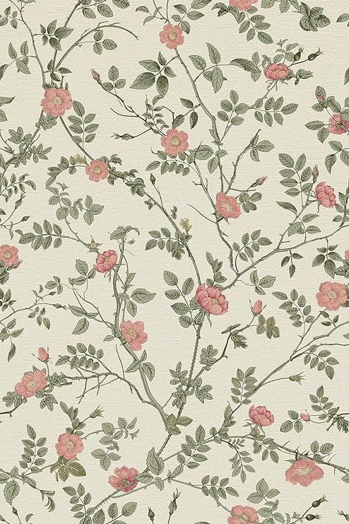French Country Floral Contact Paper Peel and Stick Vintage Pink Floral Wallpaper for Girls Bedroo... | Amazon (US)