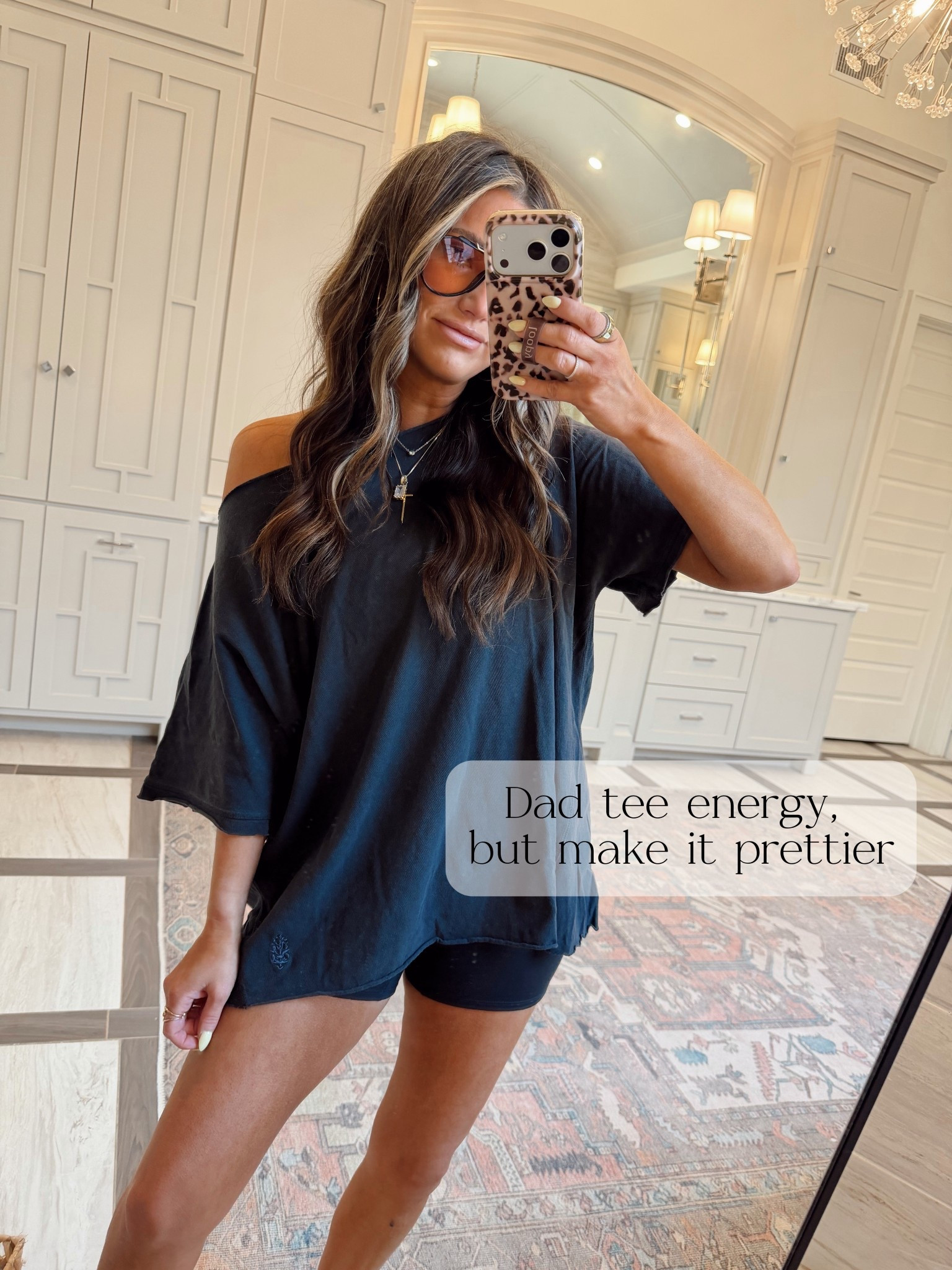 The perfect oversized tee with a touch of off the shoulder 🙌🏼

#LTKmomlife #LTKSeasonal #LTKootd