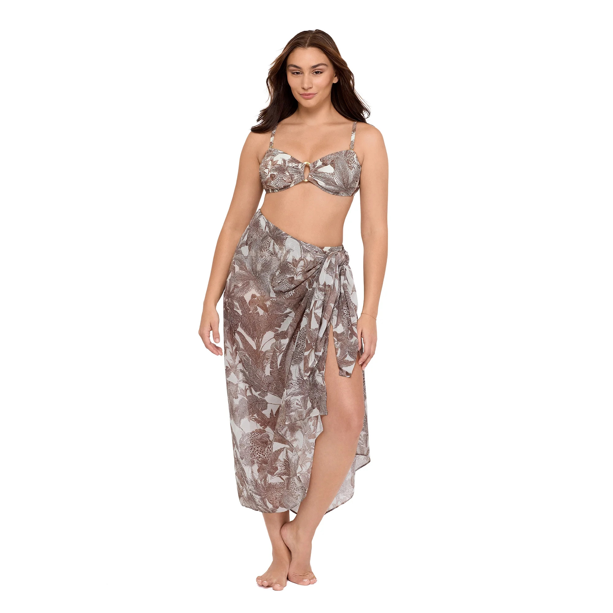 Sofia by Sofia Vergara Women's Cover Up Sarong, One Size | Walmart (US)