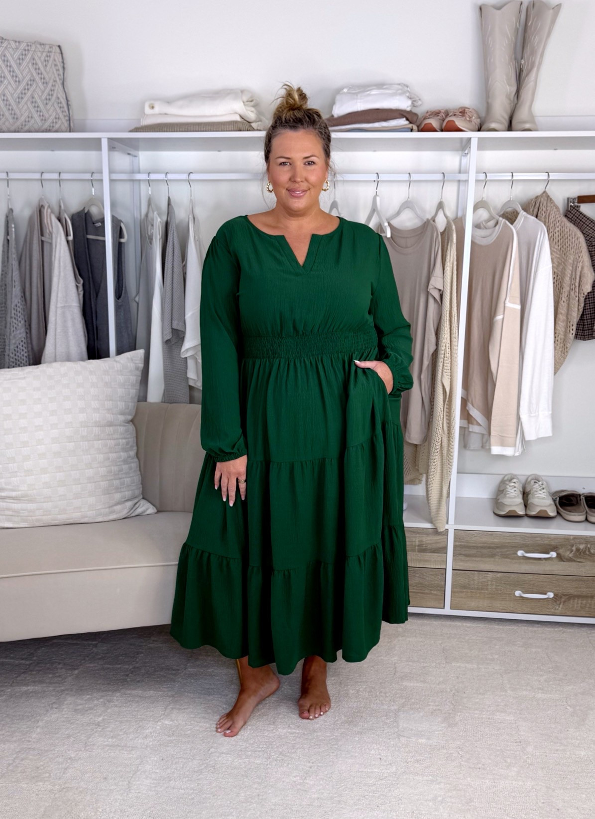 Amazon fall fashion! Wearing a 2X in everything! I’m wearing an 18W in the third dress and would size up. Plus size, outfit inspo, apron belly, fall fashion, mom life

#LTKActive #LTKMidsize #LTKSeasonal