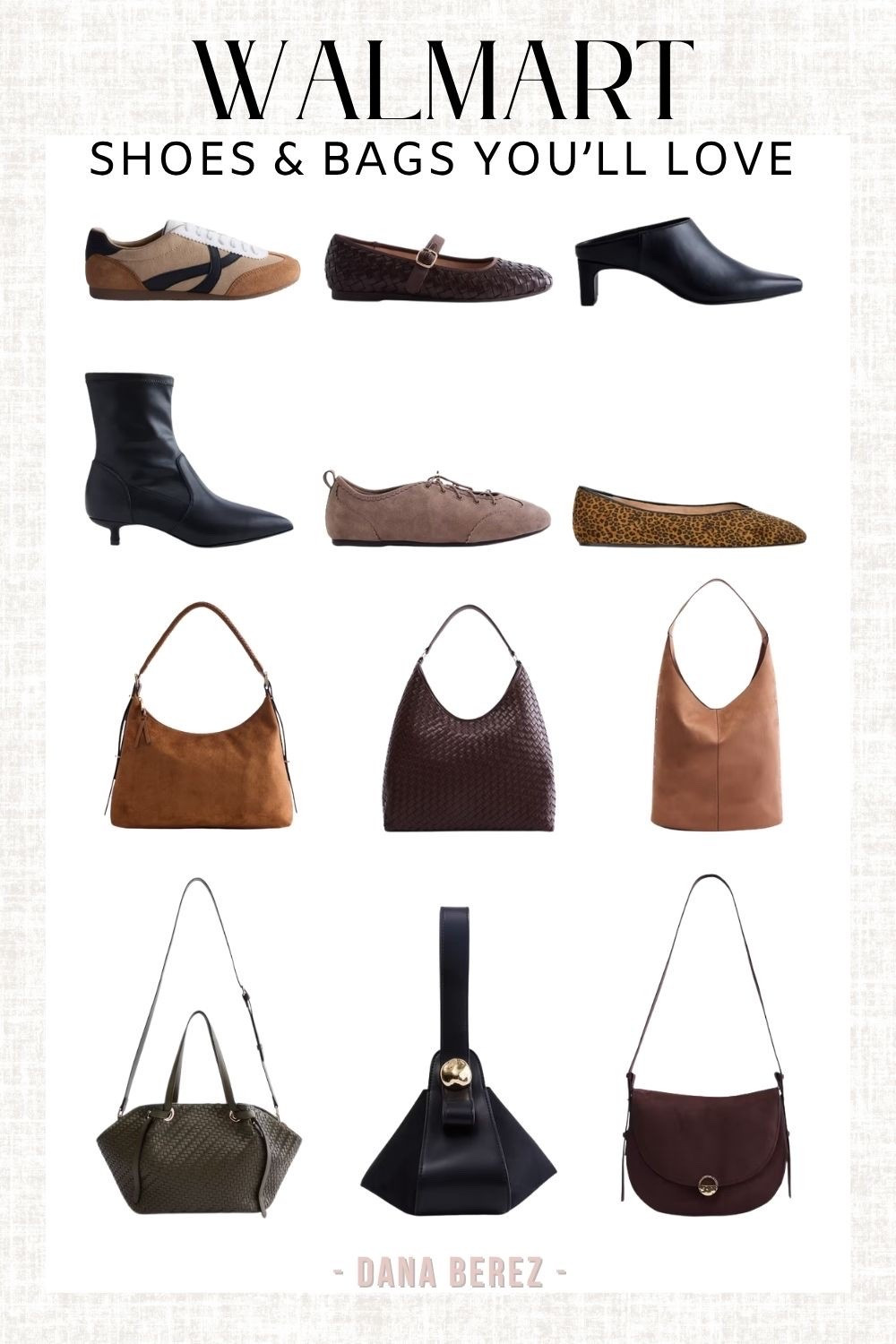 Walmart is seriously stepping up its fall accessories! These chic shoes and bags look so luxe without the designer price tag. Which one is your favorite?

Walmart fall fashion, affordable shoes, fall handbags, woven bags, ballet flats, fall accessories, budget-friendly style, Walmart finds

#LTKSeasonal #LTKxWalmart #LTKWorkwear
