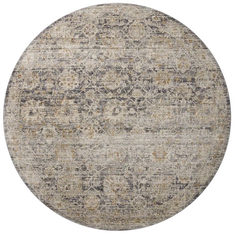 Jean Stoffer x Loloi Katherine Charcoal / Gold Area Rug | Wayfair North America