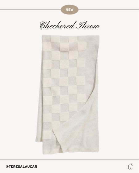 New home find! Checkered throw by Barefoot Dreams ✨

#LTKhome