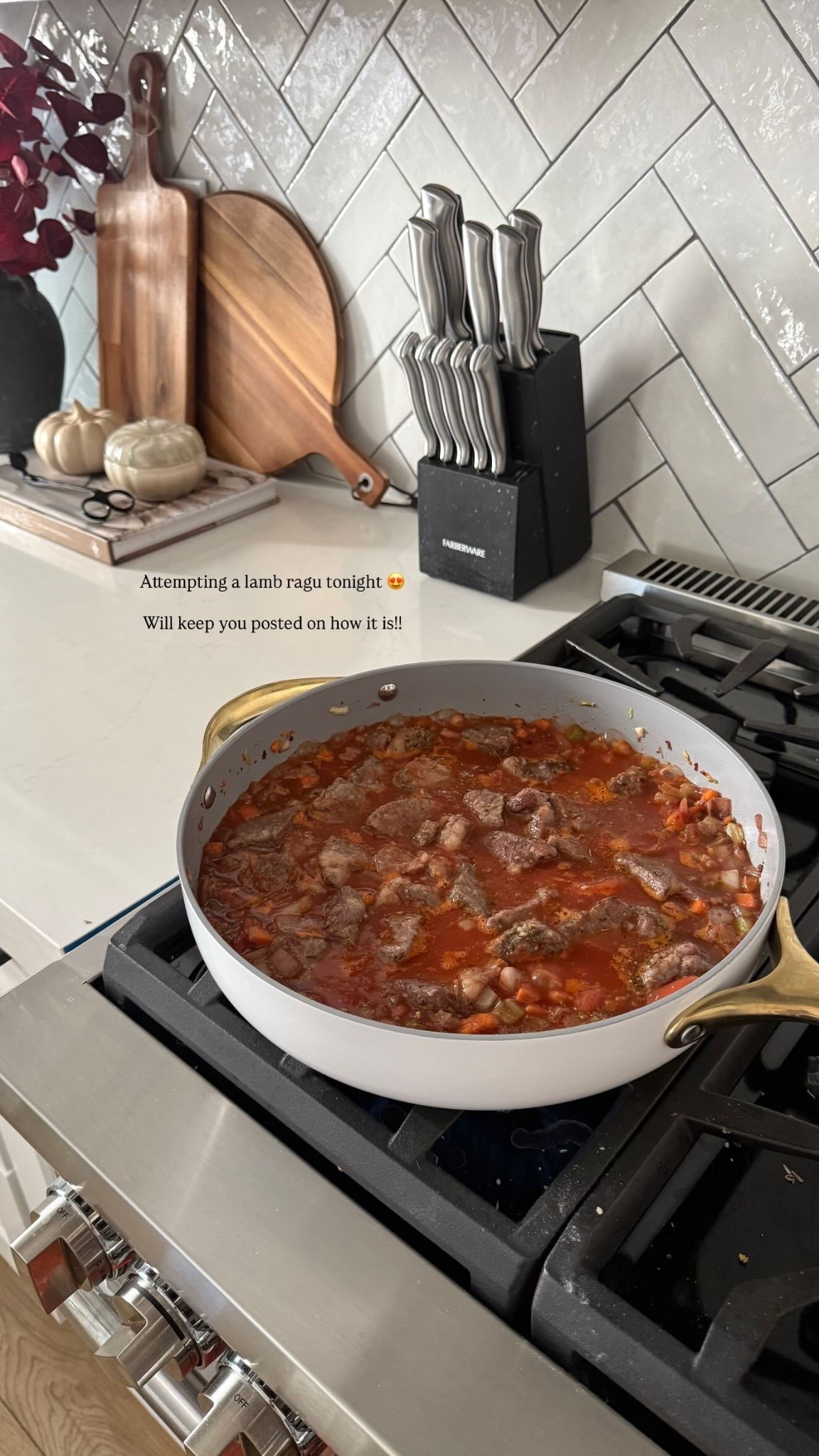 Attempting a lamb ragu tonight 😍

Will keep you posted on how it is!!

#kitchen #homedecor 

#LTKHome #LTKSeasonal