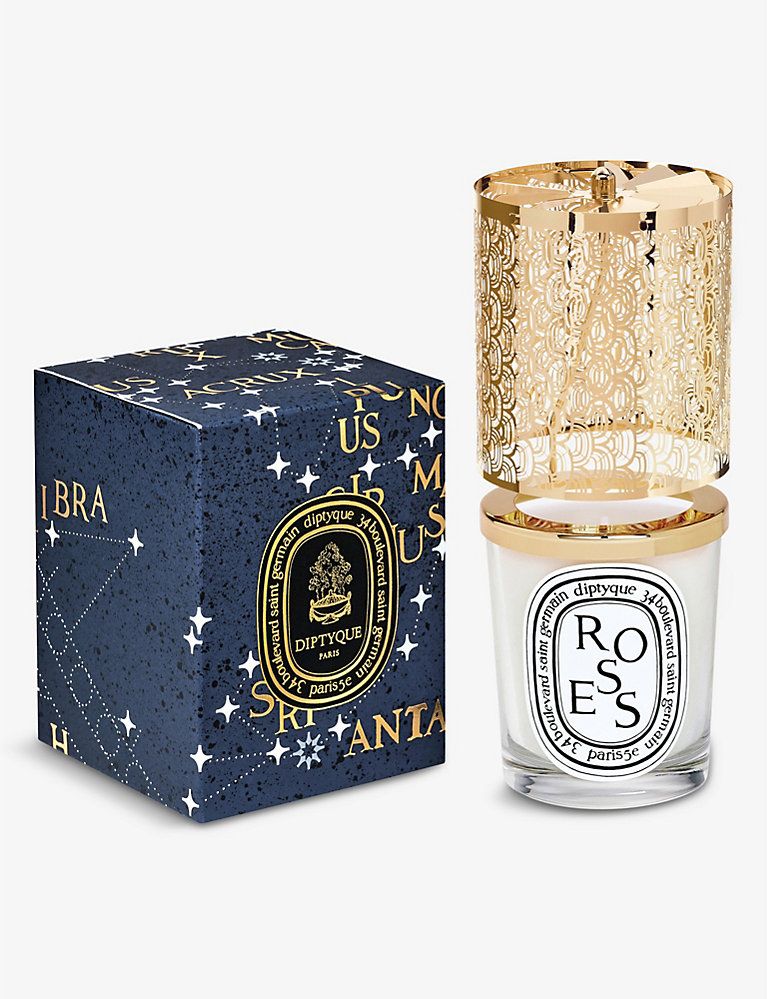 DIPTYQUE Holiday 2022 Collection Le Redouté brass lantern | Selfridges