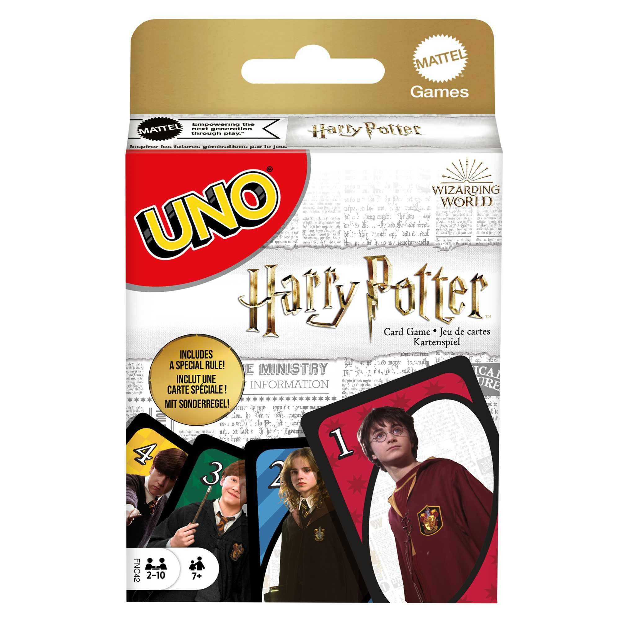 Mattel Games UNO Harry Potter Card Game for Kids, Adults and Game Night based on the Popular Series for 2-10 Players | Amazon (US)