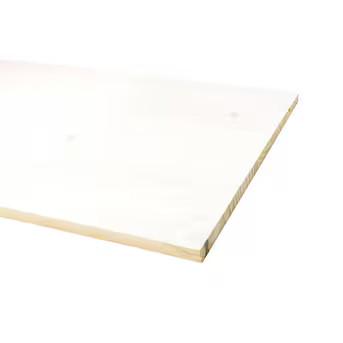 RELIABILT 3/4-in x 16-in x 8-ft Primed Tight Knot- Paint Grade S4S Pine Edge-glued Board | Lowe's
