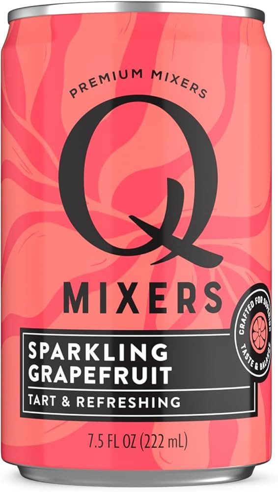 Q Mixers Grapefruit, Premium Cocktail Mixer, 7.5 oz (12 Cans) | Amazon (US)