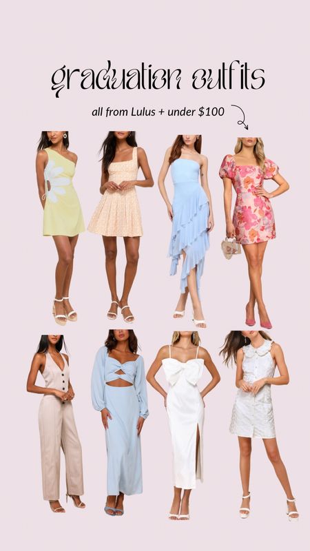 This one is for my girls that are graduating this year! Absolutely love all of these outfit options and they are all under 100. The little yellow one is my favorite! 

Graduation outfits, baby shower outfits,
Bridal shower outfits 

#LTKU #LTKSeasonal #LTKstyletip