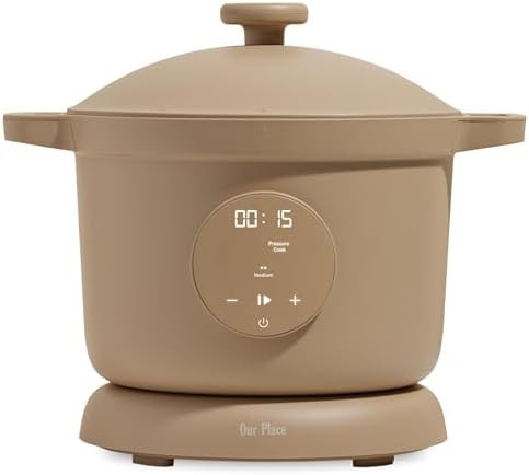 Our Place Dream Cooker | 6 Qt Ceramic Nonstick Multicooker & Pressure Cooker with Touchscreen Con... | Amazon (US)