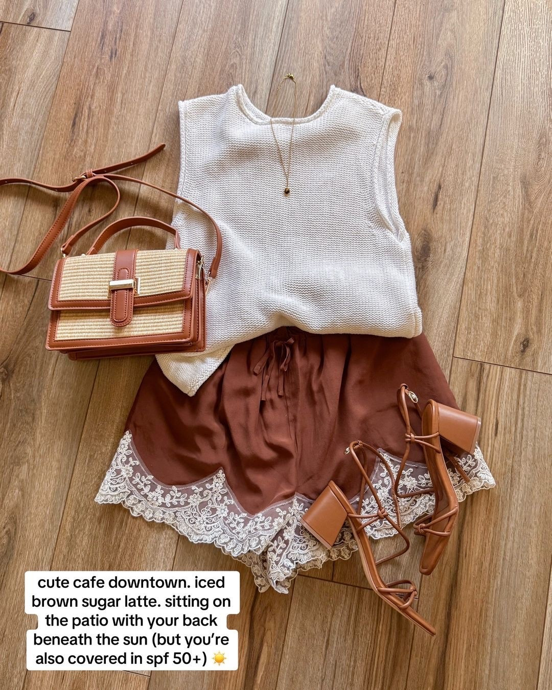 summer to fall transition outfits. sleeveless sweater & lace
shorts

#LTKSeasonal #LTKSaleAlert #LTKootd