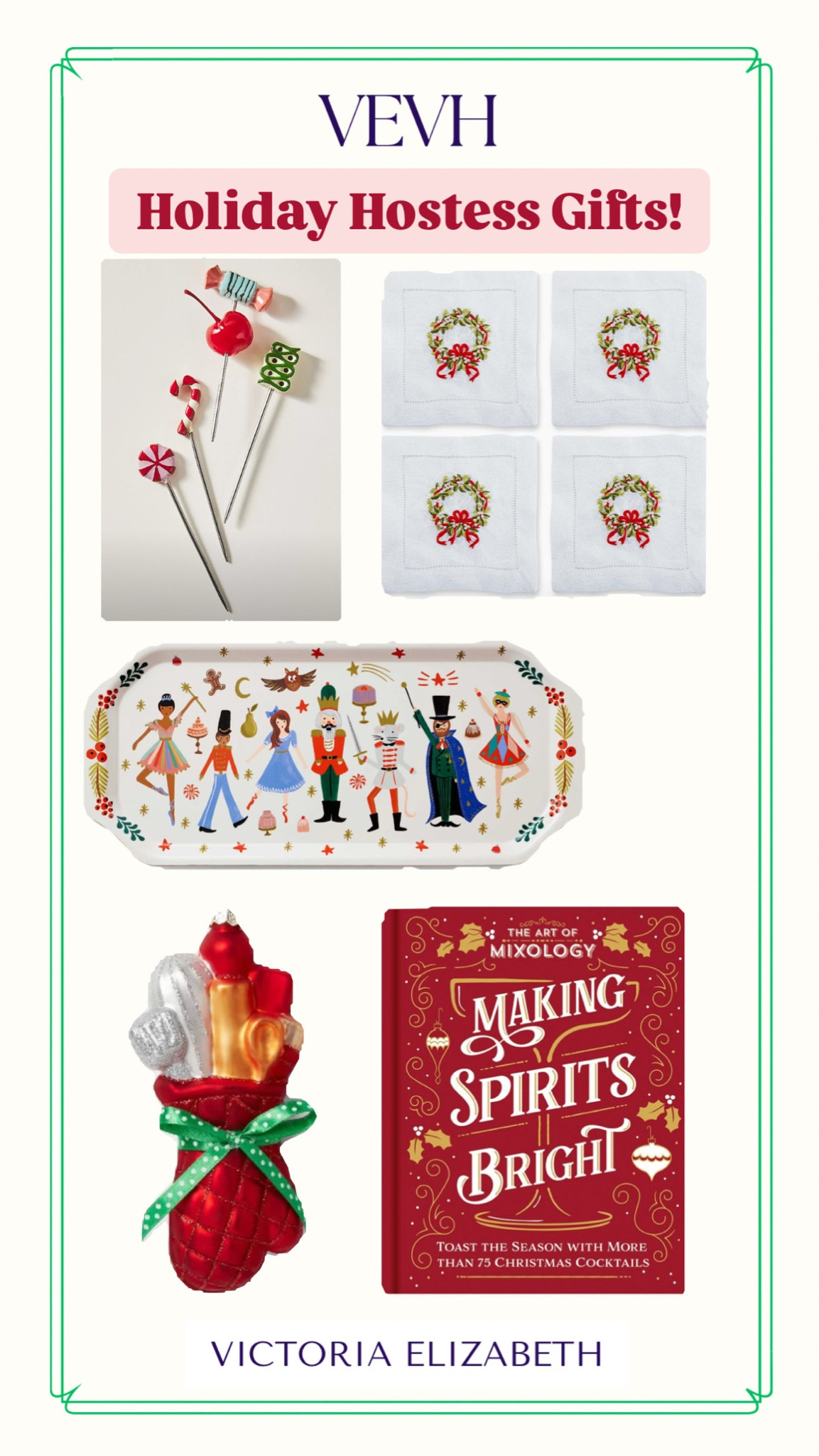 Gifts for your Holiday Hostess! When giving hostess gifts, I love to look for elevated items that someone wouldn’t typically buy for themselves. These fun cocktail picks for example, are a great holiday add-on!! 

#LTKSeasonal #LTKGiftGuide #LTKHoliday