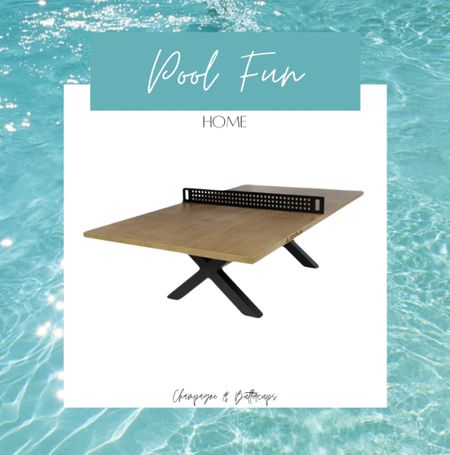🏓This outdoor ping pong table was the perfect addition to our pool house. The modern design along with the mix of colors was just the look I was hoping for. Clean and simple but much more chic then the standard ping pong table. You can also remove the net and use the table for dining or to set out food for guests. 

#pingpongtable #outdoor #outdoorentertaining #poolhouse #patio #outdoorpatio #summer #outdoorfun 

#LTKhome #LTKSeasonal #LTKfamily
