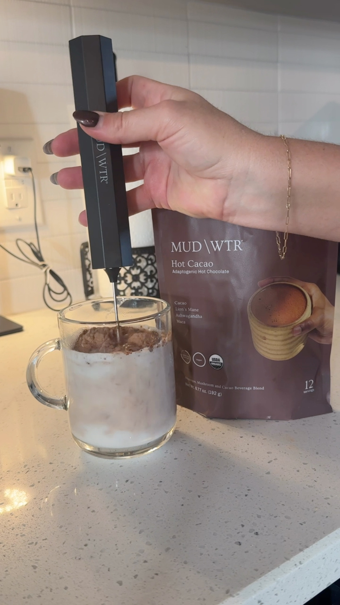 My evening routine has looked a little different lately… in the best way. I’ve been making a mug of MUD\WTR Hot Cacao — two scoops in warm almond milk, frothed until it’s extra cozy. It tastes like the hot chocolate we grew up with, just made with ingredients that actually support calm and focus (zero sugar crash, too).

I curl up with my blanket, my book, and my corgi and let everything slow down for a minute.
Such a simple ritual, but honestly one I look forward to every night. #mudwtr

#LTKselfcare #LTKHome #LTKdayinmylife