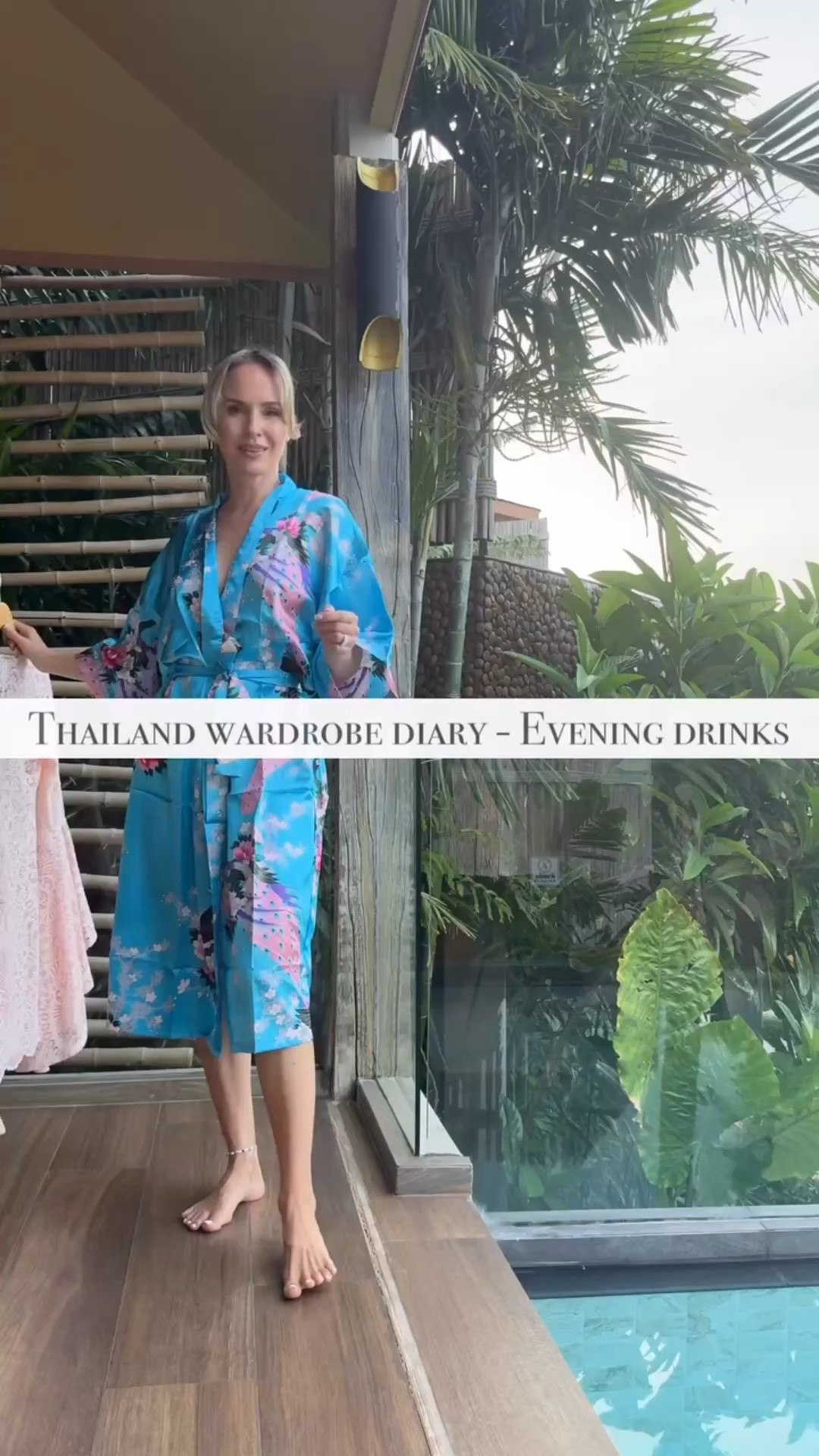 Thailand wardrobe diary 3/7 - Evening cocktails by the beach. 

I have an obsession with this dress. It’s the sleeves and the neckline that makes the shape so unique. It’s fun and flirty and I can wear it to the beach with a bikini under it just like this going for drinks after. 

🤍You can find the items I’m wearing in my link in bio, or just comment “link” and I will DM the links to you 🤍

#tessmontgomery #beachdress #holidaywardrobe #thailandoutfit