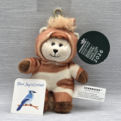 Starbucks Horse Keychain Bearista 2026 Lunar New Year Plush NEW RELEASE | eBay US
