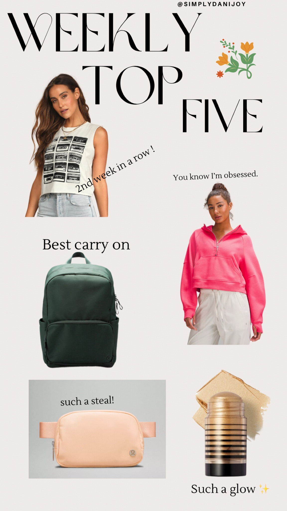 Weekly top 5!

#LTKHome #LTKOver40 #LTKStyleTip