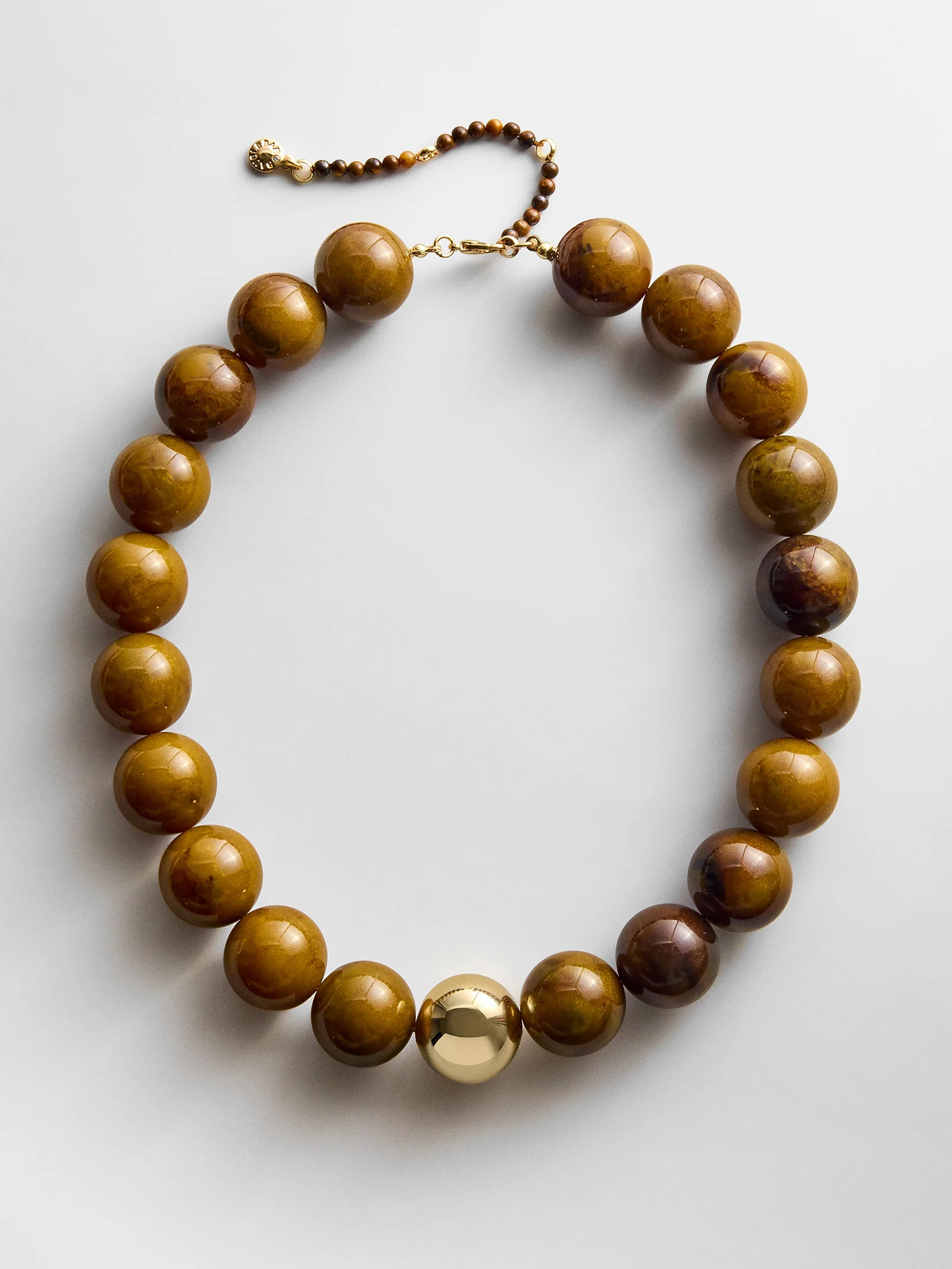 Jane Beaded Necklace - Tiger's Eye | BaubleBar