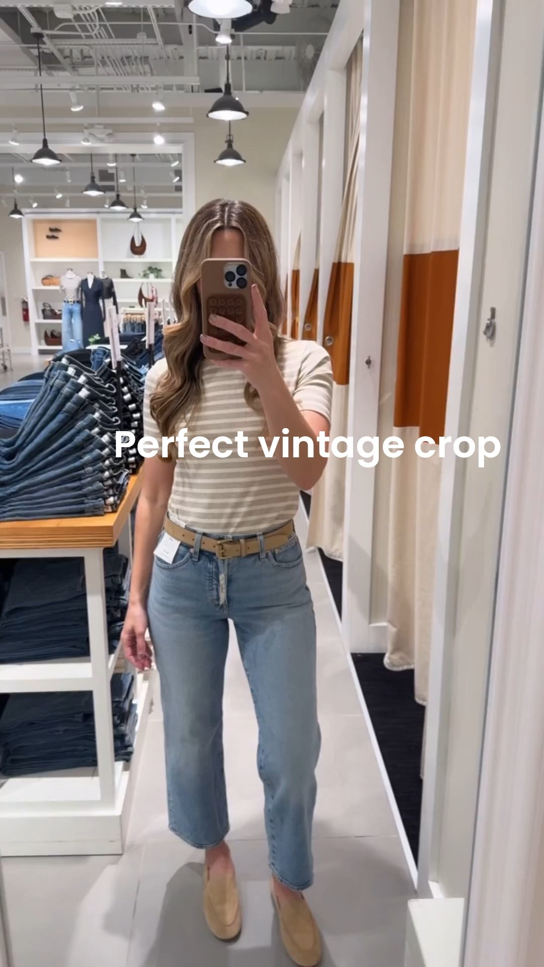 Styling crop jeans for early spring
@Madewell tee medium
Jeans 25
Loafers 8
Belt xs

#LTKSeasonal #LTKOver40