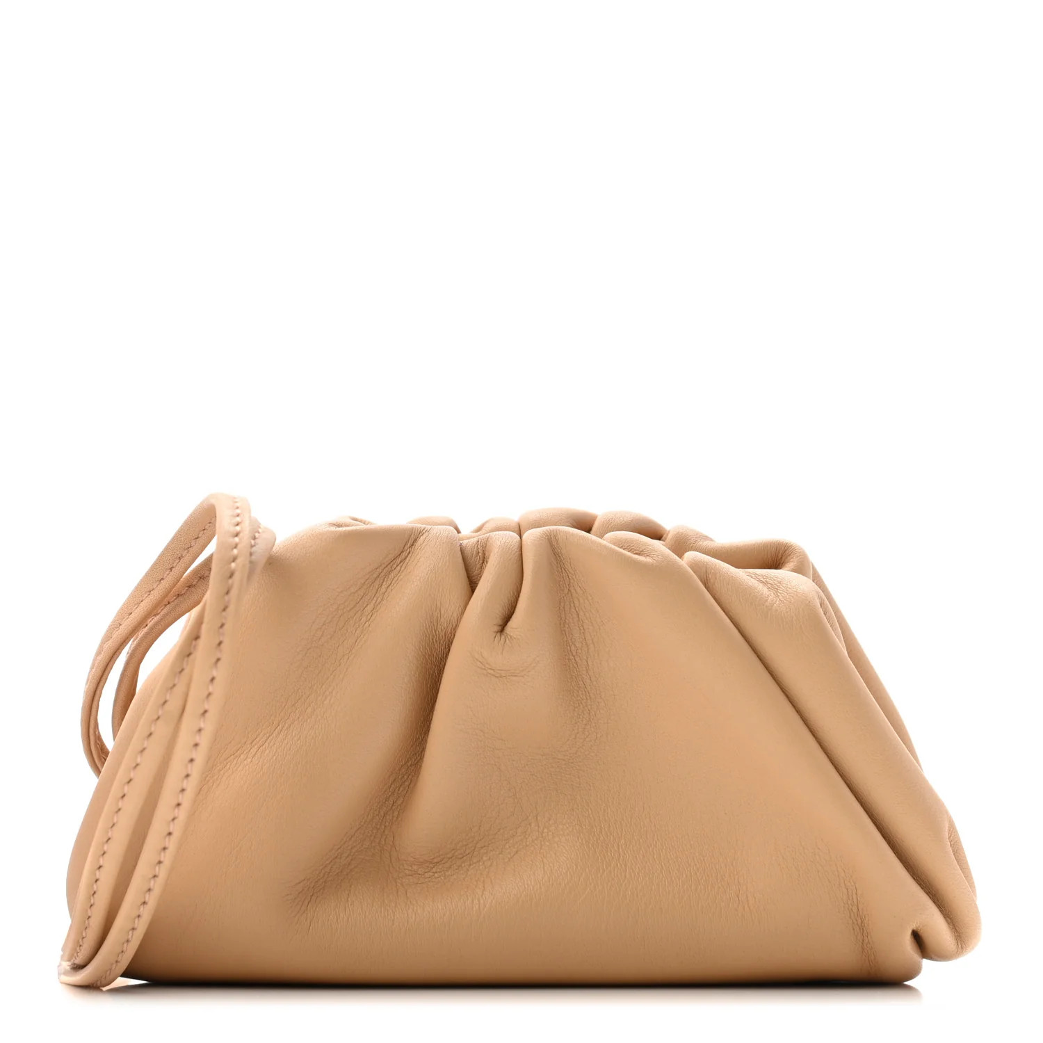 BOTTEGA VENETA Butter Calfskin Coin Purse in Almond | FASHIONPHILE | Fashionphile