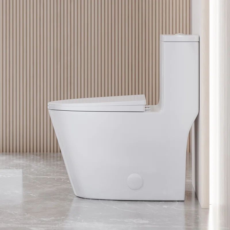 SM-1T181 Dreux 1.26 GPF Elongated One-Piece Toilet (Seat Included) | Wayfair North America