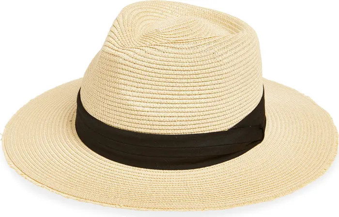 Fray Edge Packable Panama Hat | Nordstrom