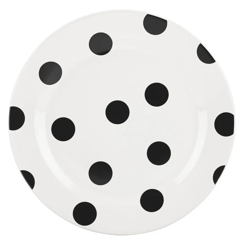kate spade new york Deco Dot Dessert Plate | Wayfair North America