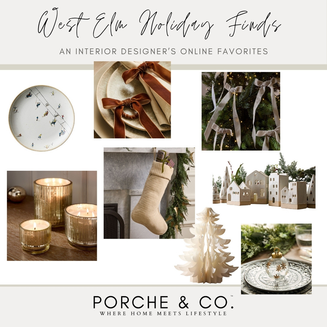 Warm, neutral, and elevated ✨ Our favorite holiday decor finds from West Elm are all about timeless texture — think vintage-inspired bells, luxe velvet bows, and the coziest candles that fill your home with that signature holiday scent. Effortless, classic, and so chic 🤍 

 #LTKHome